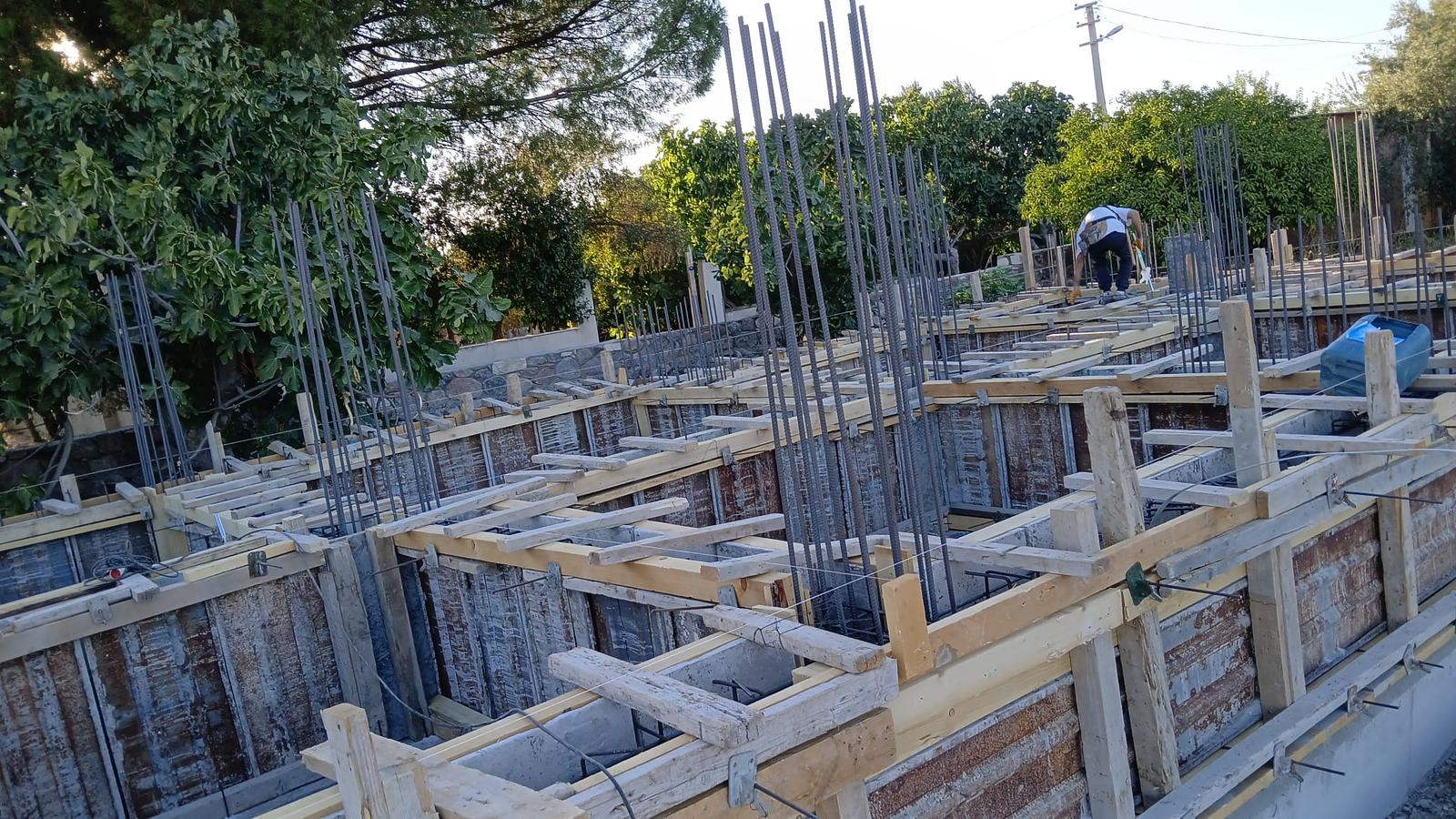 Urla temelden inşaat projesi fotoğraf 29 – temel, betonarme ve kaba inşaat