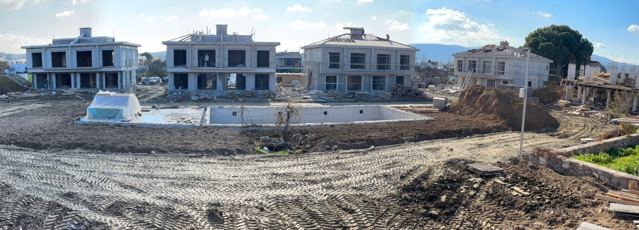 Urla temelden inşaat projesi fotoğraf 36 – temel, betonarme ve kaba inşaat